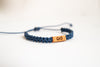 Infinity Symbol Maple Wood & Macramé Bracelet