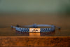 Foreign Language Wood & Macramé Bracelet