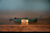 Foreign Language Wood & Macramé Bracelet