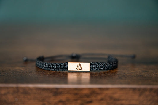 Ghost Wood & Macramé Bracelet