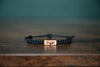 Skateboard Reclaimed Wood & Macramé Bracelet
