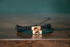 Dirtbike Reclaimed Wood & Macramé Bracelet