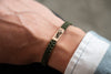 Ski Reclaimed Wood & Macramé Bracelet