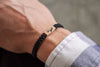 Skateboard Reclaimed Wood & Macramé Bracelet