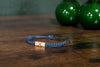 Crossed Arrows Reclaimed Wood & Macramé Bracelet