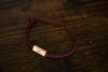 Crossed Arrows Reclaimed Wood & Macramé Bracelet