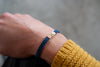 Crossed Arrows Reclaimed Wood & Macramé Bracelet