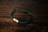 Sobriety Symbol Reclaimed Wood & Macramé Bracelet
