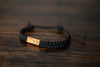 Big Dipper Constellation Reclaimed Wood & Macramé Bracelet