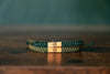 Geocaching Symbol Reclaimed Wood & Macramé Bracelet