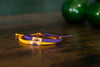 Sunflower Reclaimed Wood & Macramé Bracelet