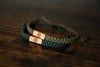 Geocaching Symbol Reclaimed Wood & Macramé Bracelet