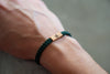 Sign Language I Love You Reclaimed Wood & Macramé Bracelet