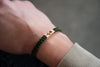 Rose Reclaimed Wood & Macramé Bracelet