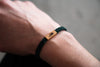 Fly Fishing Reclaimed Wood & Macramé Bracelet