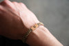 Adoption Symbol Reclaimed Wood & Macramé Bracelet