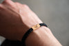 Serotonin Reclaimed Wood & Macramé Bracelet