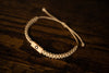 Adoption Symbol Reclaimed Wood & Macramé Bracelet