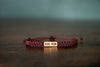 GIRL MOM Reclaimed Wood & Macramé Bracelet