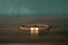 Horseshoe Reclaimed Wood & Macramé Bracelet
