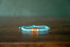 Glass Half Full Reclaimed Wood & Macramé Bracelet