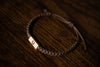 Horseshoe Reclaimed Wood & Macramé Bracelet
