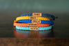 World Cup 2026 Reclaimed Wood & Macramé Bracelet
