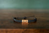 Girl Dad Reclaimed Wood & Macramé Bracelet