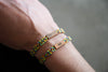 Progress Pride Flag Reclaimed Wood & Macramé Bracelet