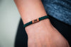 Hiking Boots Reclaimed Wood & Macramé Bracelet