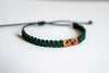 Hiking Boots Reclaimed Wood & Macramé Bracelet