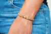Cross Reclaimed Wood & Macramé Bracelet
