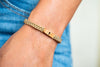 Cross Reclaimed Wood & Macramé Bracelet