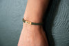 RESIST Reclaimed Wood & Macramé Bracelet