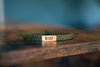 RESIST Reclaimed Wood & Macramé Bracelet