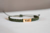 RESIST Reclaimed Wood & Macramé Bracelet