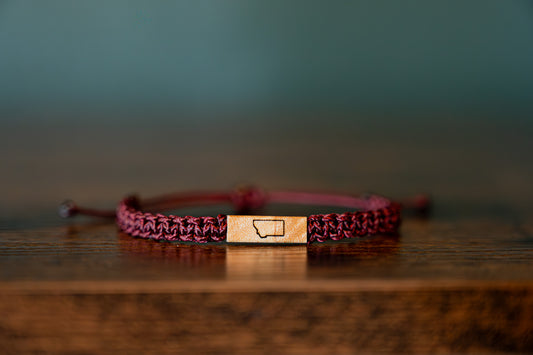 Montana Wood & Macramé Bracelet