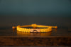 Sunrise/Sunset Reclaimed Wood & Macramé Bracelet