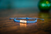Whale Tail Reclaimed Wood & Macramé Bracelet