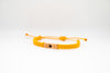 Dharmachakra Reclaimed Wood & Macramé Bracelet