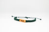 Ichthys Reclaimed Wood & Macramé Christian Fish Bracelet