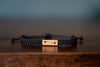 Solar Eclipse Reclaimed Wood & Macramé Bracelet