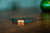 Ichthys Reclaimed Wood & Macramé Christian Fish Bracelet