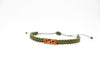 Hiking Boots Reclaimed Wood & Macramé Bracelet