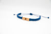 Om Symbol Reclaimed Wood & Macramé Bracelet