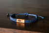 Unalome Reclaimed Wood & Macramé Enlightenment Bracelet