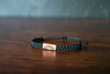 Rainbow Reclaimed Wood & Macramé Bracelet