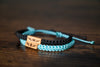 Memorial Initial Wood & Macramé Bracelet