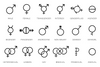 LGBTQIA+ Symbols Reclaimed Wood & Macramé Bracelet